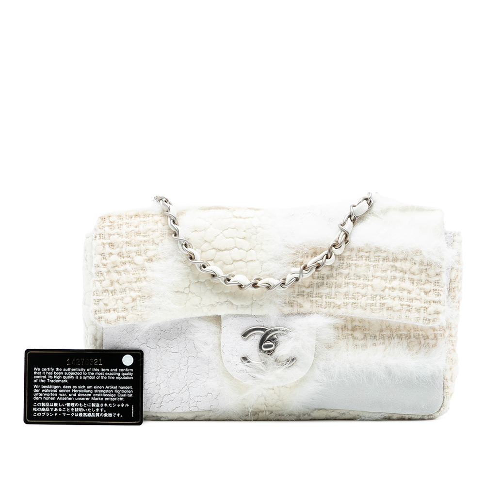 Pre-Loved Chanel Medium Tweed and Mixed Medium Patchwork Single Flap - Picture 8 of 8